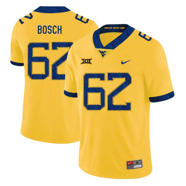 West Virginia Mountaineers 62 Kyle Bosch Yellow College Football Jersey Dzhi,We sell and wholesale West Virginia Mountaineers 62 Kyle Bosch Yellow College Football Jersey Dzhi on line form chian!